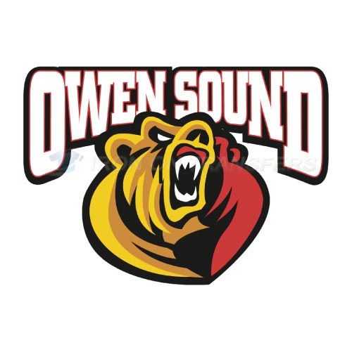 Owen Sound Attack Iron-on Stickers (Heat Transfers)NO.7373